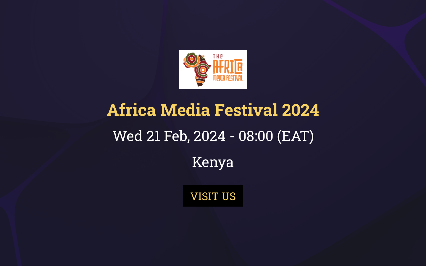 Africa Media Festival 2024   AfricaMediaFestival2024